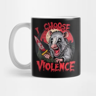 I Choose Violence, Opossum Mug